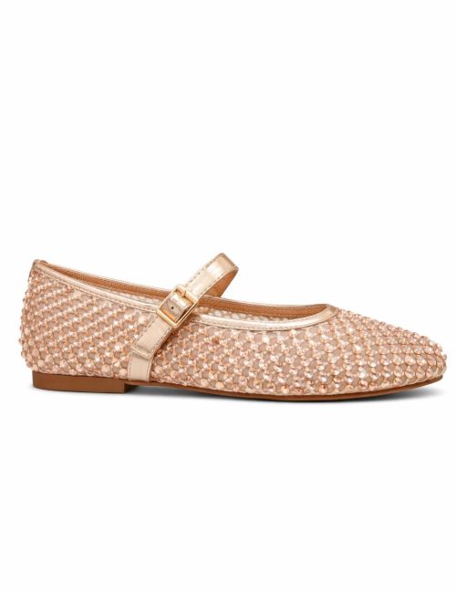 Ballerine strass rosa Divine Follie